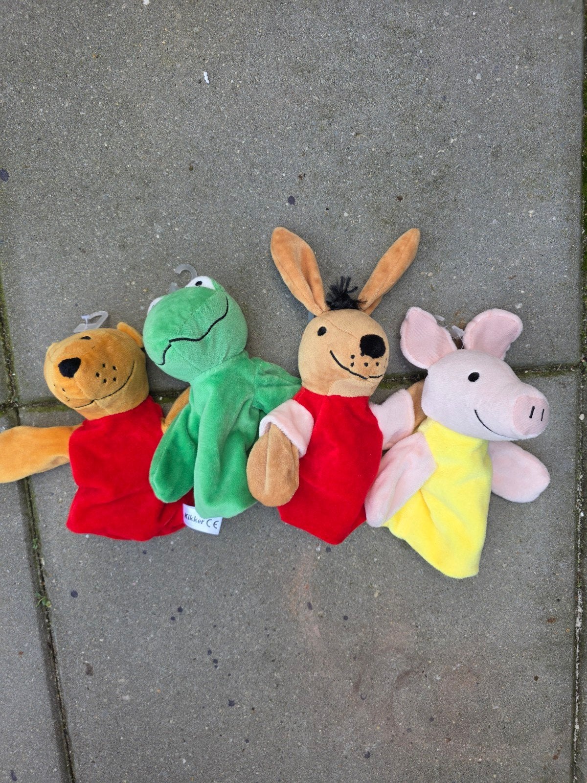 Set handpoppen Kikker boekenreeks, Kikker, Gebruikt, Overige merken, Overige karakters