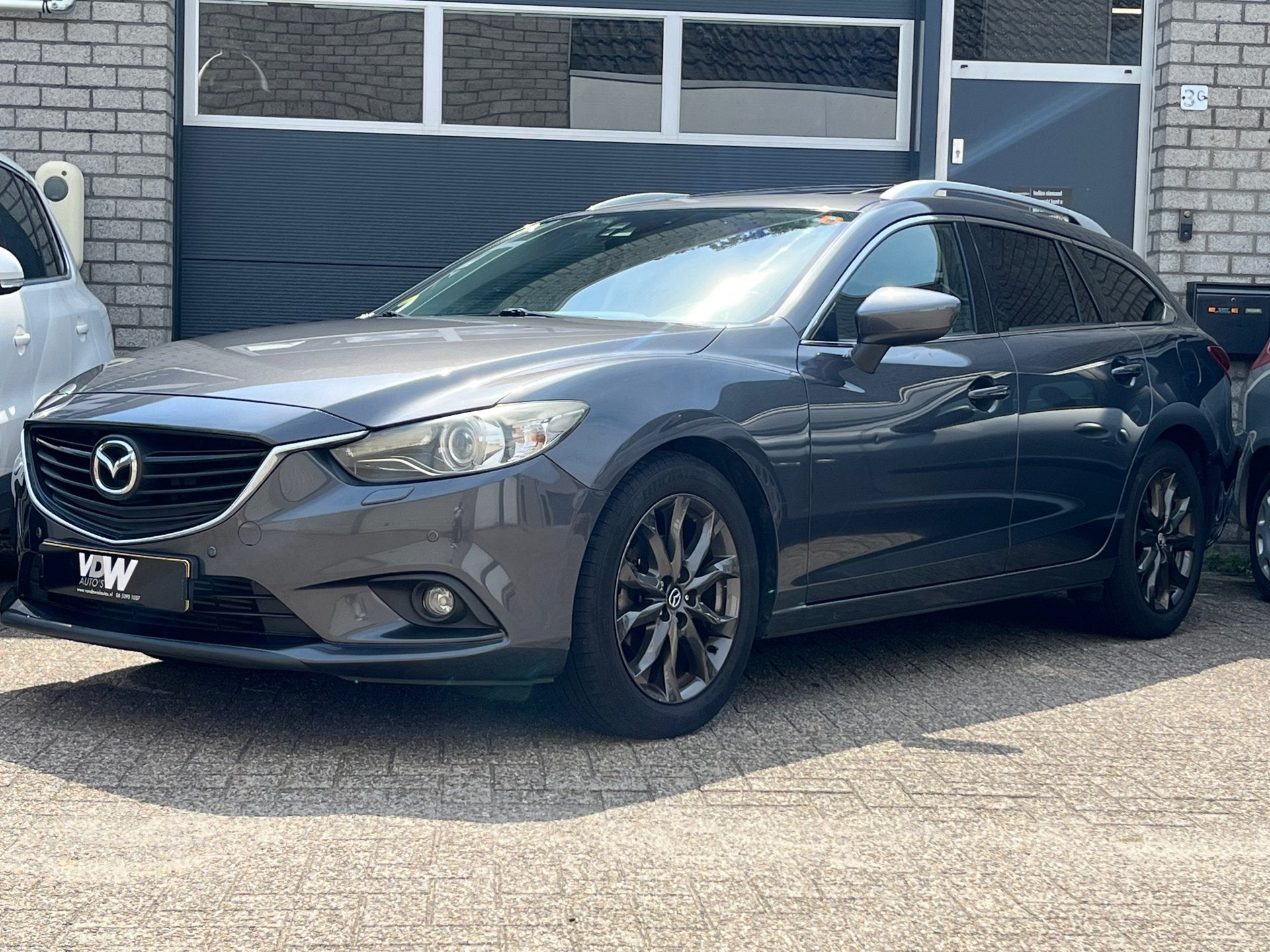 Mazda 6 Sportbreak 2.2D HP GT-M AUTOMAAT VOLL OPTIE, Auto's, 730 kg, Gebruikt, 4 cilinders, Leder