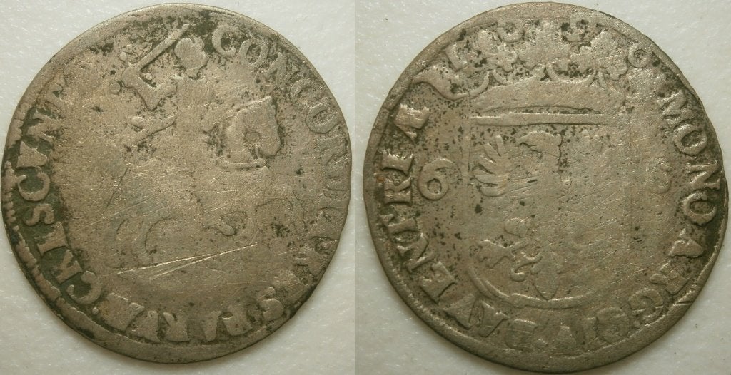 0] Deventer Rijderschelling 1690, Postzegels en Munten, Munten | Nederland, Vóór koninkrijk, Zilver, 25 cent, Ophalen of Verzenden
