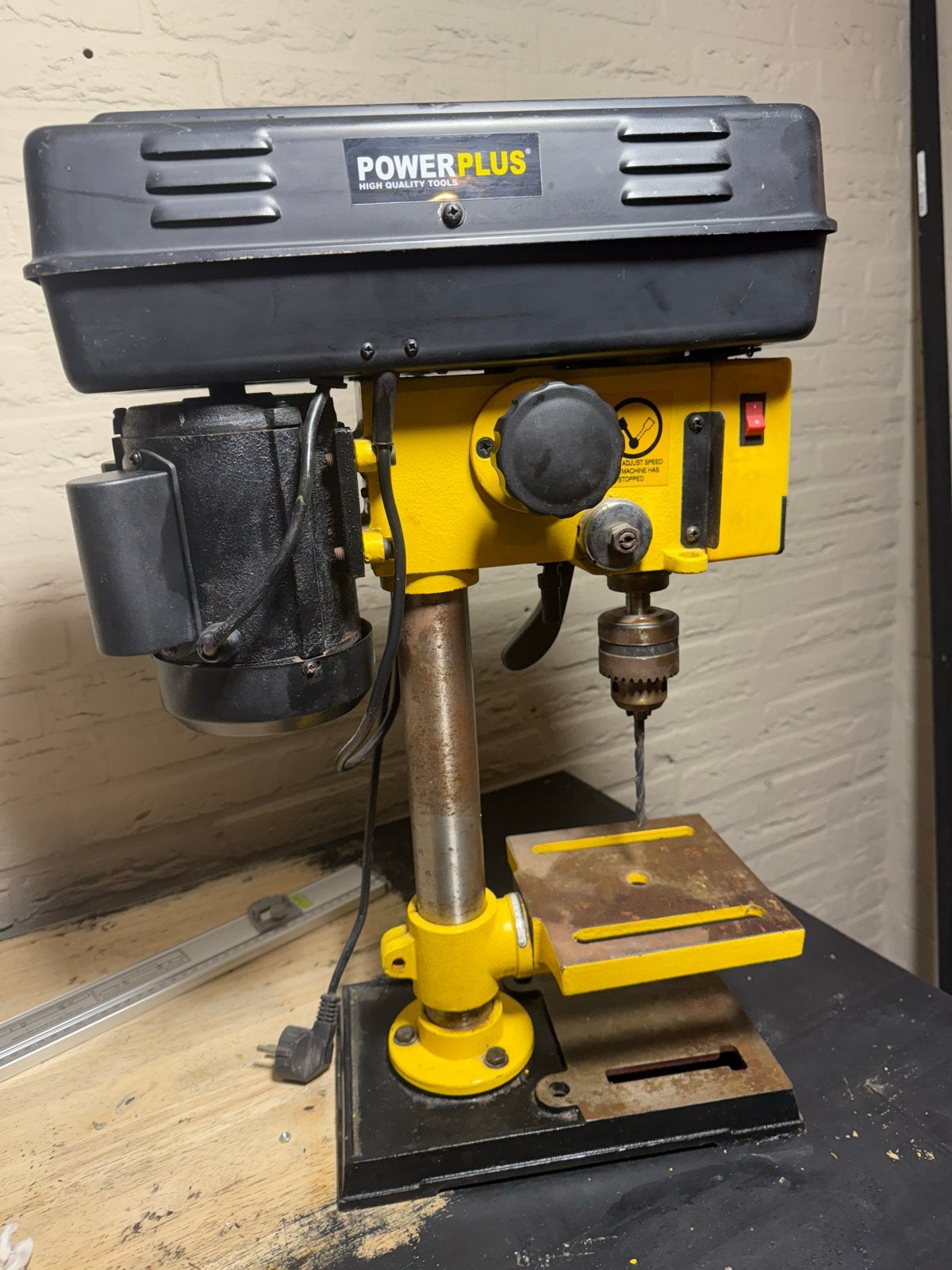 Powerplus X150 Kolomboormachine 450W, Ophalen of Verzenden, Gebruikt, 400 tot 600 watt, Kolomboormachine
