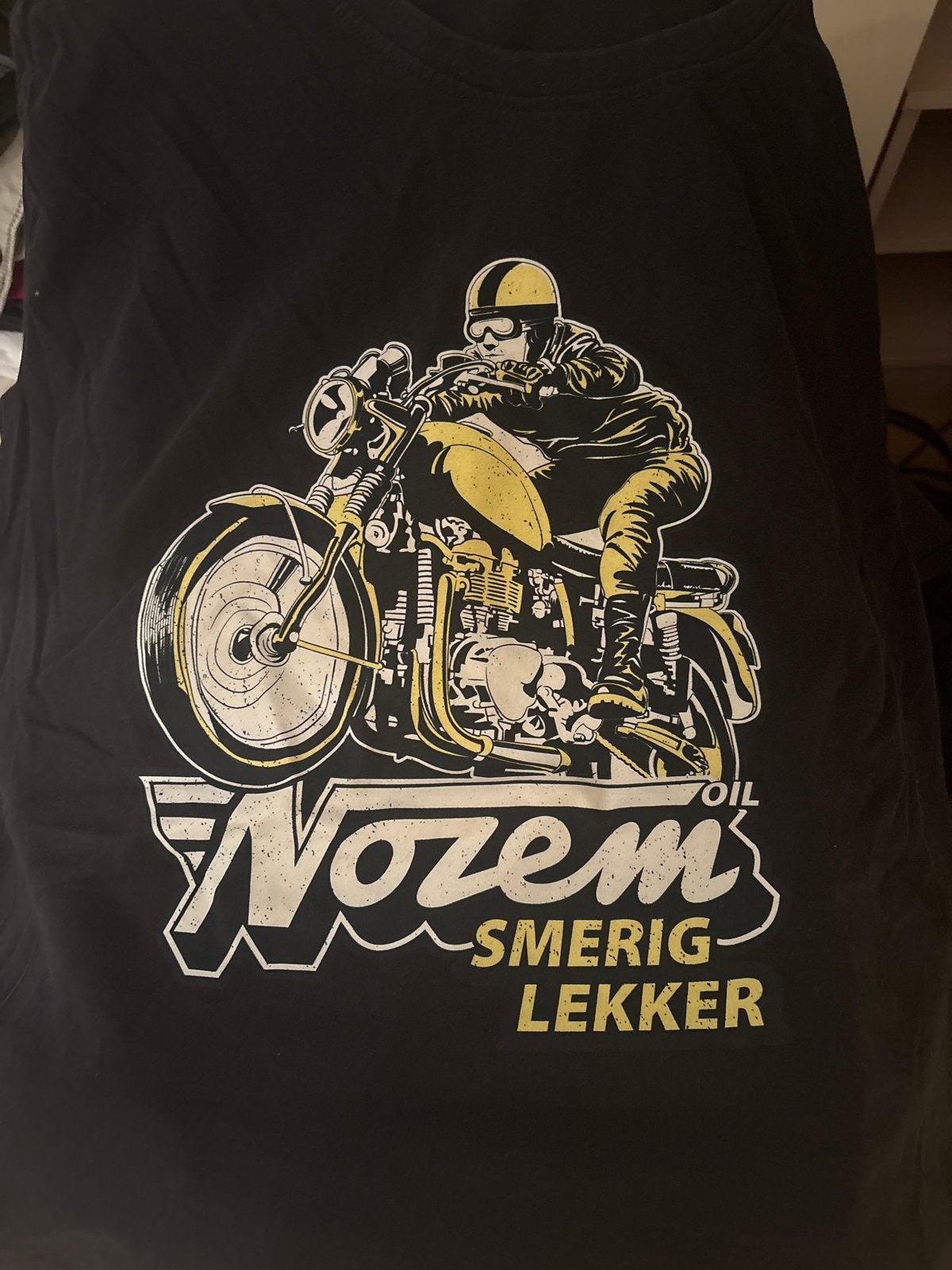 Nozem Oil T-shirt XXL - Smerig Lekker zwarte cross, Ophalen of Verzenden, Zo goed als nieuw, Overige maten, Zwart