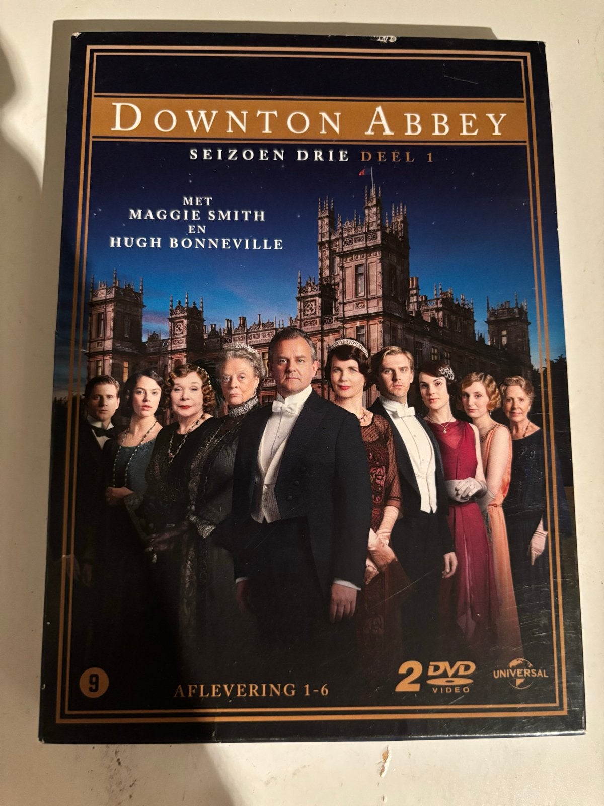 Downton Abbey Seizoen Drie Deel 1 DVD - Aflevering 1-6, Cd's en Dvd's, Vanaf 9 jaar, Ophalen of Verzenden, Gebruikt, Drama