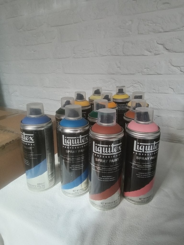 Spuitbussen kunstenaars acryl verf Liquitex, Hobby en Vrije tijd, Schilderen, Ophalen of Verzenden, Nieuw, Acrylverf