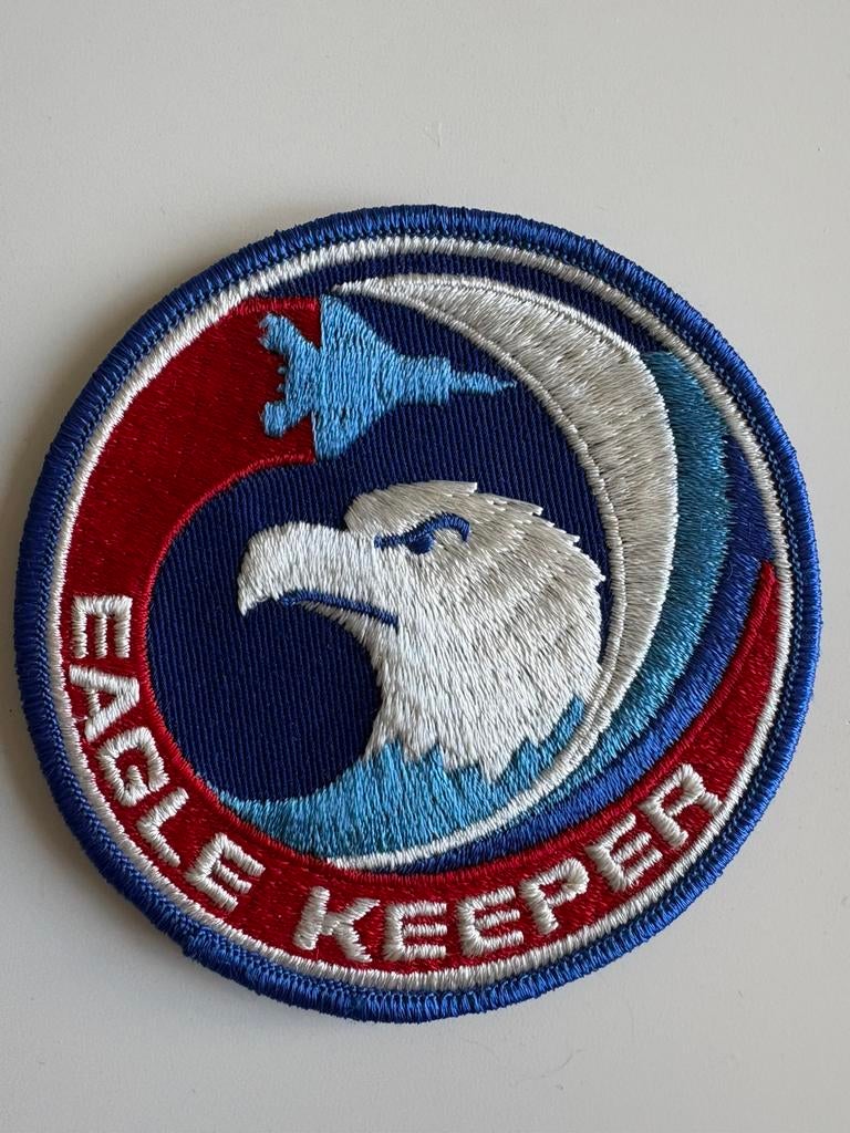 USAF F-15 Eagle Driver patch, Ophalen of Verzenden, Luchtmacht, Nederland, Embleem of Badge
