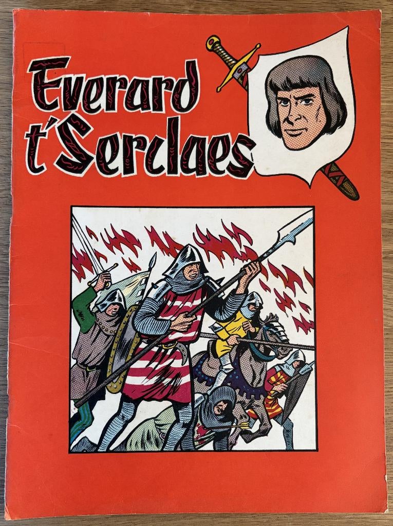 Everard t'Serclaes -1-1e dr(1963) Strip, Eén stripboek, Ophalen of Verzenden, Gelezen