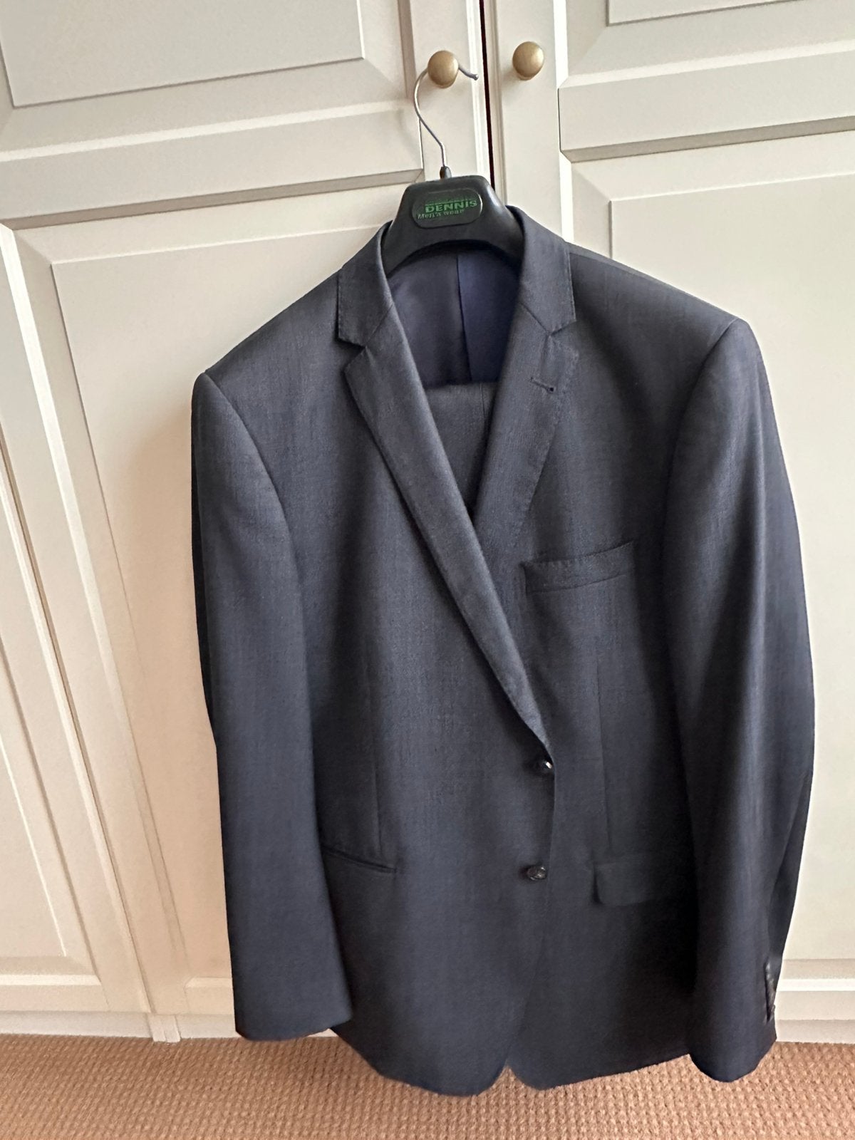 Van Gils grojs kostuum maat 27, Kleding | Heren, Kostuums en Colberts, Ophalen of Verzenden, Zo goed als nieuw, Overige maten
