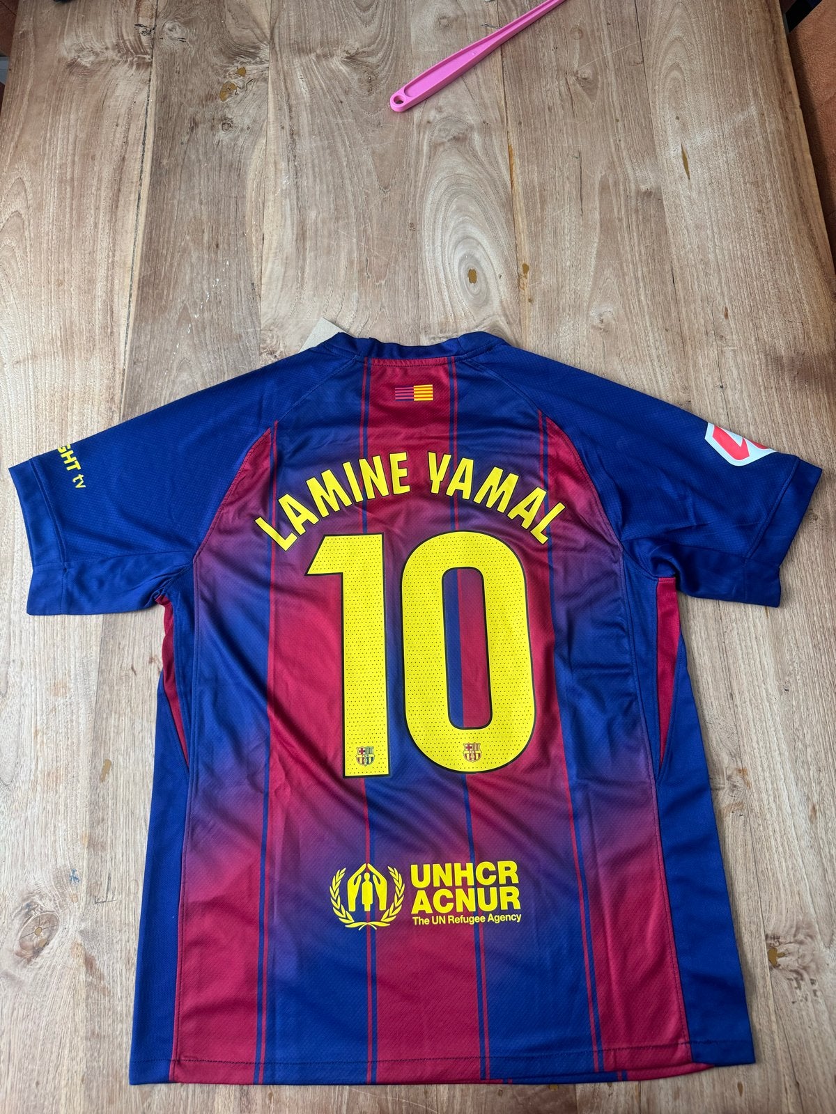 FC Barcelona Thuisshirt Lamine Yamal #10 - Nieuw, Nieuw, Ophalen of Verzenden, Voetbal, Meerkleurig