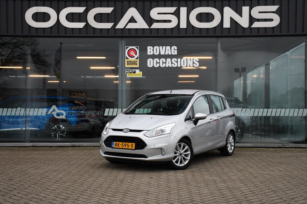 Ford B-Max 1.0 EcoBoost Titanium 33000 NAP/ NAVIGATIE/ LED, Auto's, Ford, Bedrijf, Te koop, B-Max, ABS, Achteruitrijcamera, Airbags