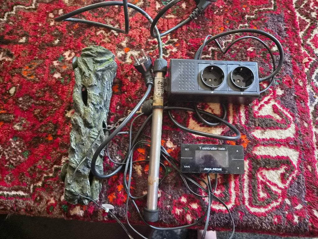 Aqua Medic Heat Controller Duo II +titanium heather TH-300, Ophalen of Verzenden, Gebruikt, Verlichting of Verwarming, Aqua Medic