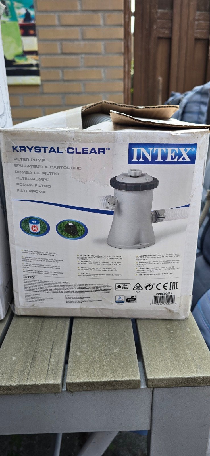Intex Zwembad 300x200cm met warmtepomp en accessoires, Tuin en Terras, Zwembaden, Ophalen, 200 tot 300 cm, Opzetzwembad, 200 tot 400 cm