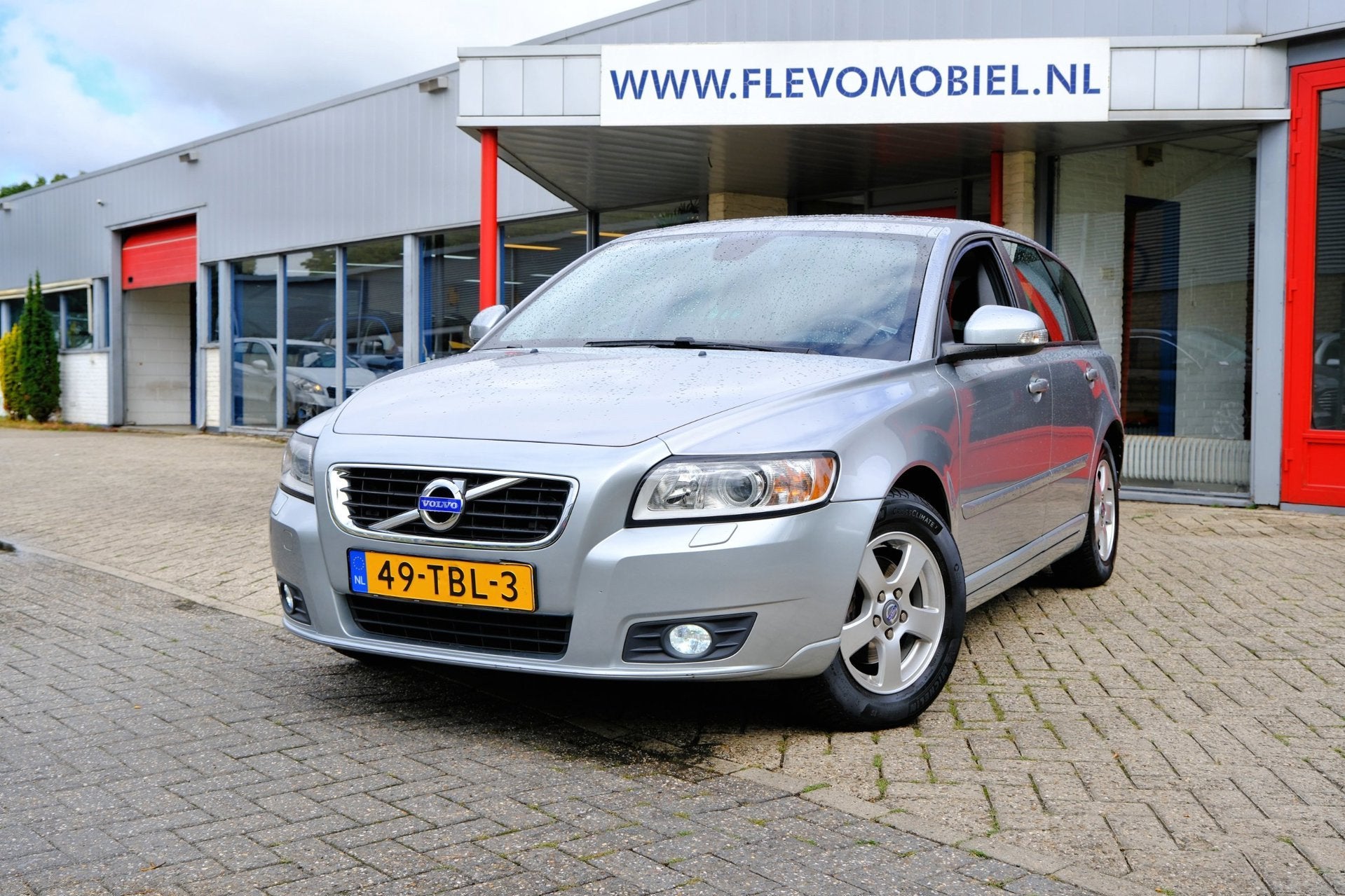 Volvo V50 2.0 Limited Edition Navi|1e Eig|Leder|Clima|LMV, Auto's, 1279 kg, V50, Zilver of Grijs, 66 €/maand