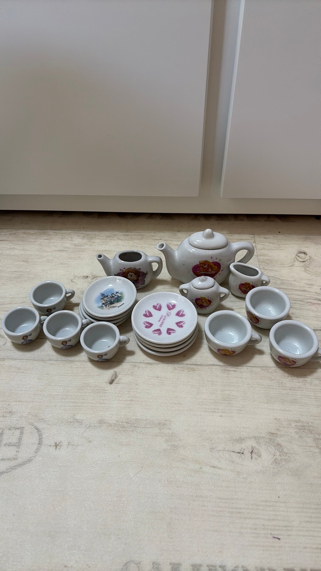 Kinder servies, Ophalen, Gebruikt