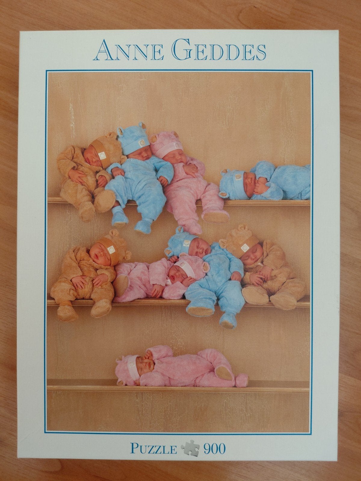 Anne Geddes - 900 stukjes - 666 x 476 mm, Ophalen of Verzenden, 500 t/m 1500 stukjes, Zo goed als nieuw, Legpuzzel