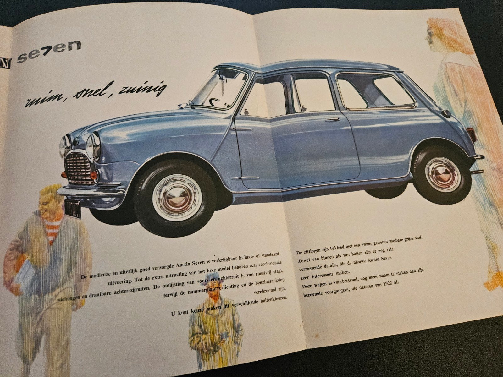 Brochure Austin Seven, Ophalen of Verzenden, Zo goed als nieuw, Overige merken
