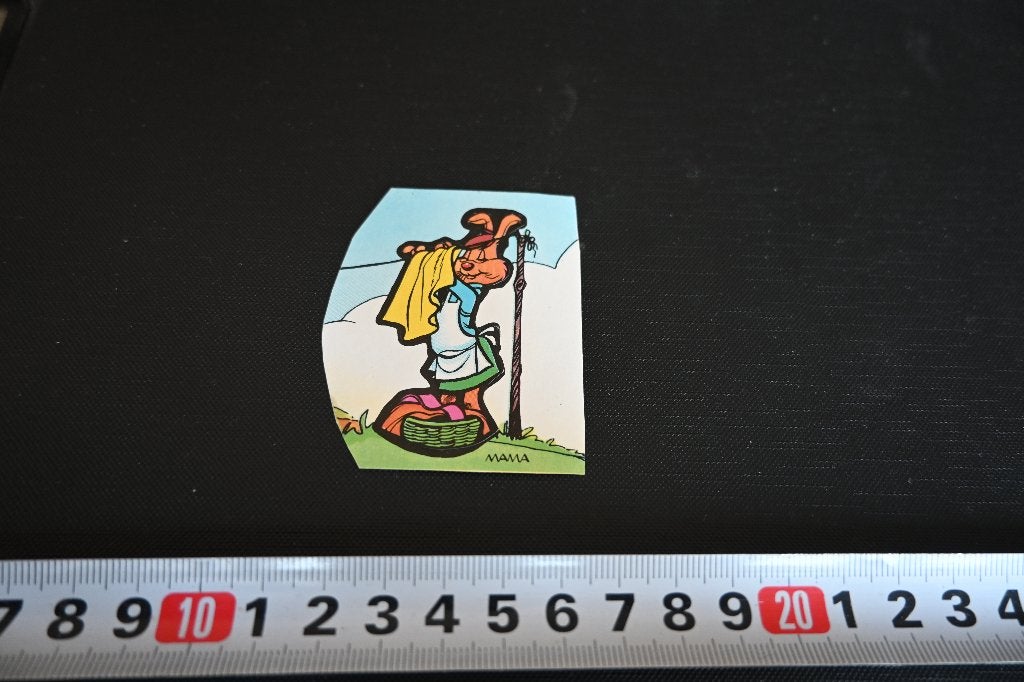 sticker strip konijn bobo mama was ophangen raak frisdrank, Ophalen of Verzenden, Zo goed als nieuw
