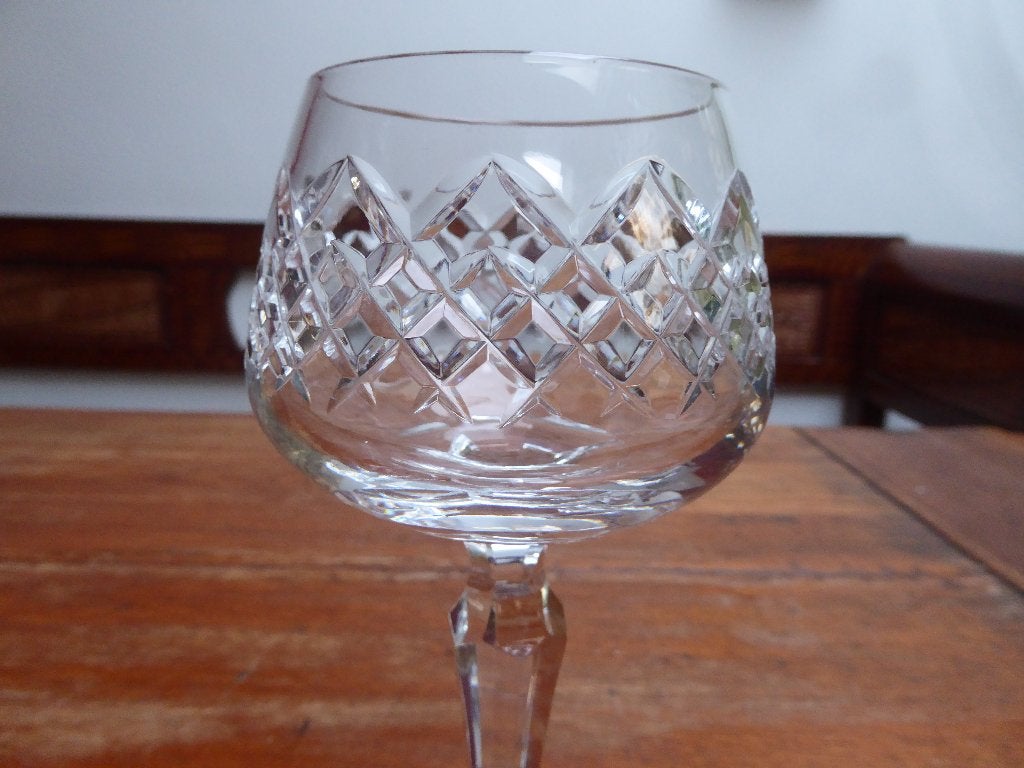 Kristallen wijnglas, roemer, Lausitzer glas, Ophalen of Verzenden