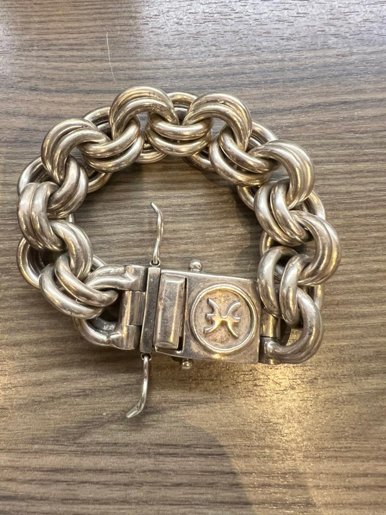 Zilveren Goodtimes armband dikke 925 massief zilver, Ophalen of Verzenden, Zo goed als nieuw, Zilver