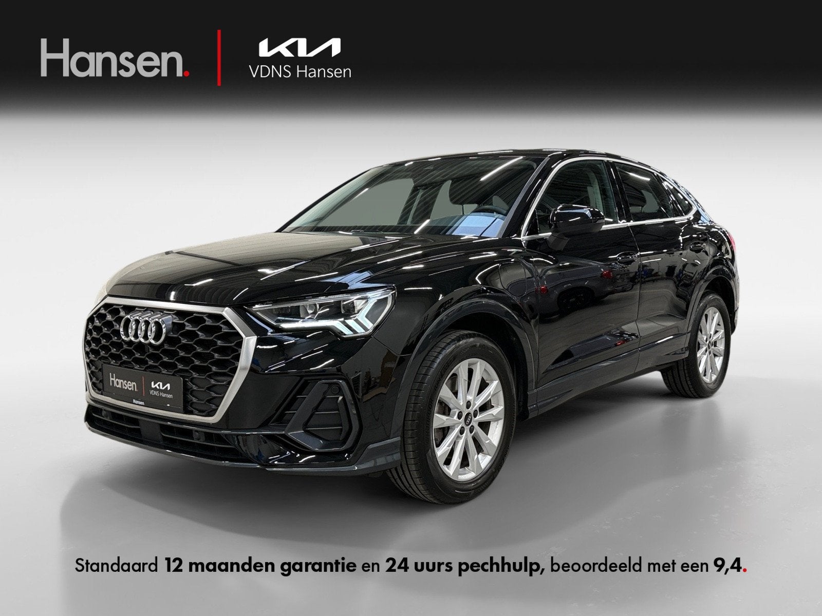 Audi Q3 Sportback 45 TFSI e Advanced Edition I Leder I LED I, Auto's, Gebruikt, Zwart, Hybride Elektrisch/Benzine, Automatische klimaatregeling