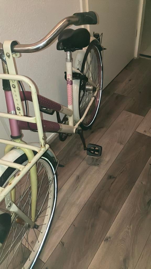 Leuke sparta kinder fiets roze wit 3vernellingen, Ophalen, Gebruikt, 20 inch of meer