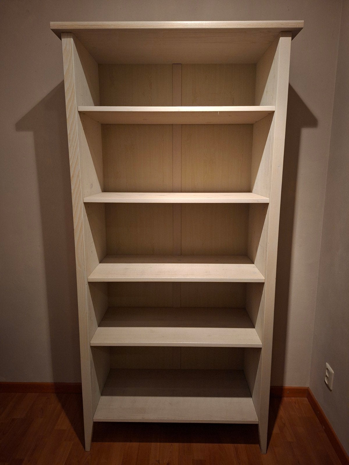 Houten Boekenkast met 5 Planken - 182x90x38 cm, Ophalen, Met plank(en), Gebruikt, 50 tot 100 cm