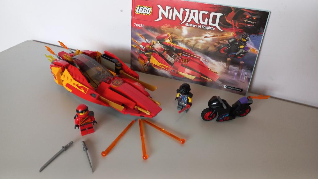 lego ninjago 70638 Katana V11 met boek en poppetjes, Compleet, Lego, Ophalen of Verzenden, Zo goed als nieuw