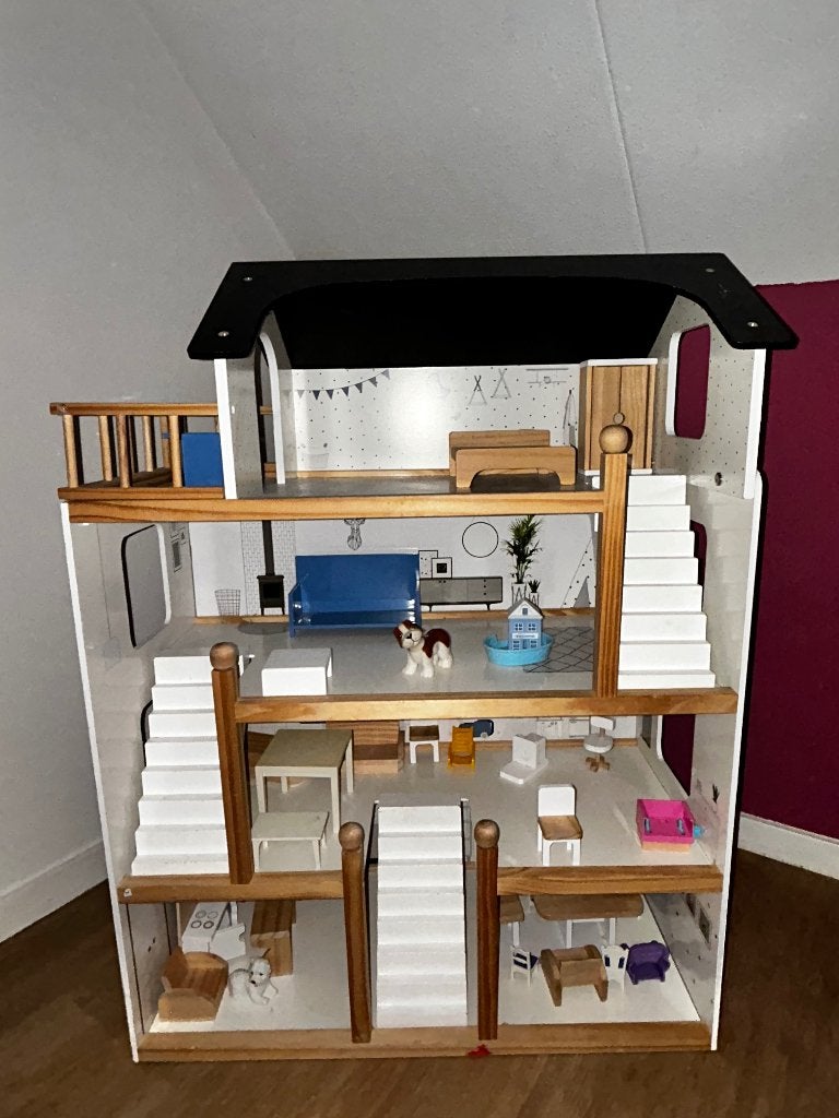XL poppenhuis, Kinderen en Baby's, Ophalen, Zo goed als nieuw, Poppenhuis