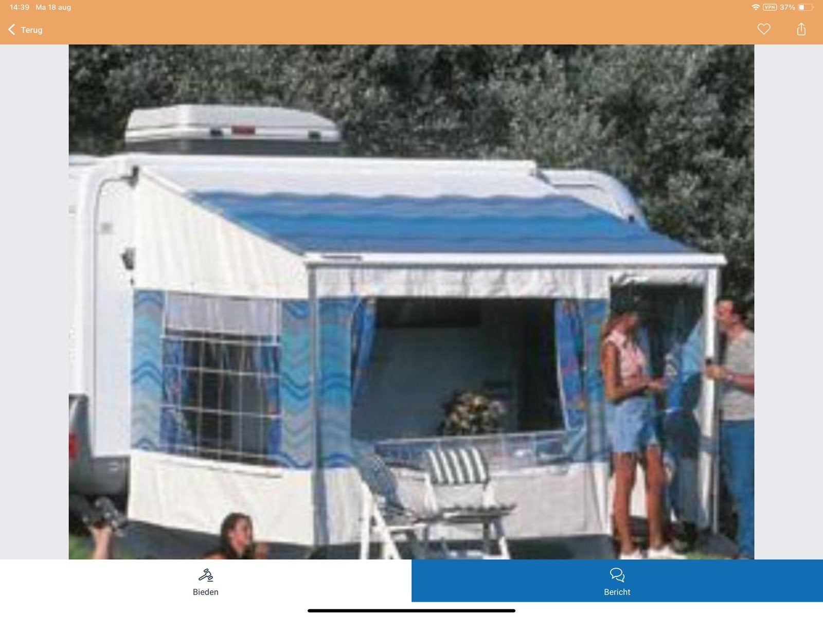 Thule Omnistor safariroom XL 3,5 m, Ophalen, Zo goed als nieuw, Minder dan 5 meter