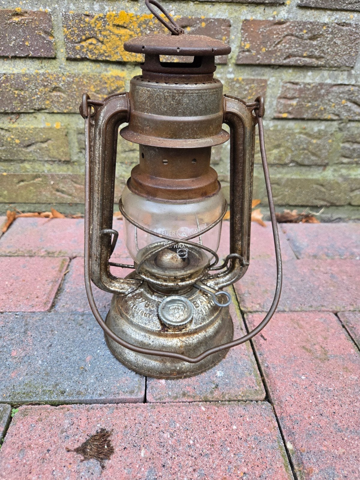 Oude feuerhand stormlamp, Antiek en Kunst, Ophalen of Verzenden