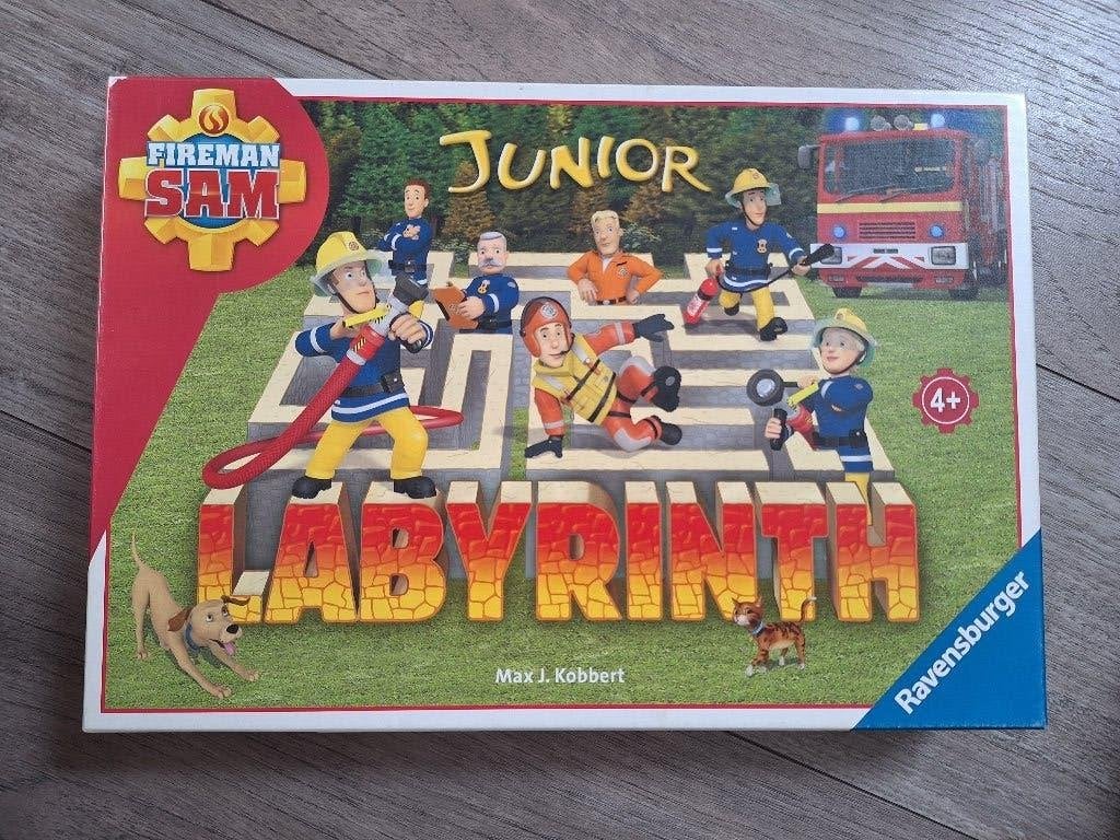 Doolhof junior van brandweerman Sam, Een of twee spelers, Ophalen, Zo goed als nieuw, Ravensburger