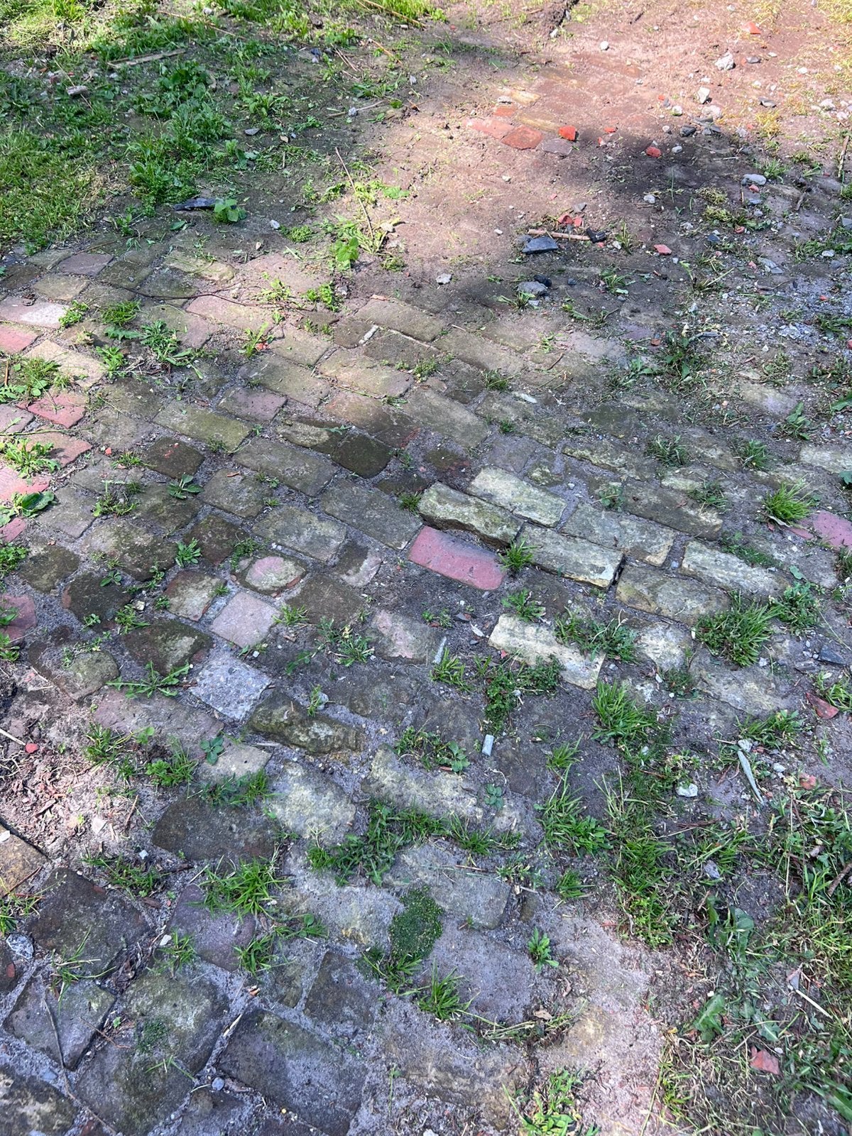 Gratis boeren keien waaltjes boerderij, Tuin en Terras, Tegels en Klinkers, Zo goed als nieuw, Klinkers, Beton, Ophalen of Verzenden