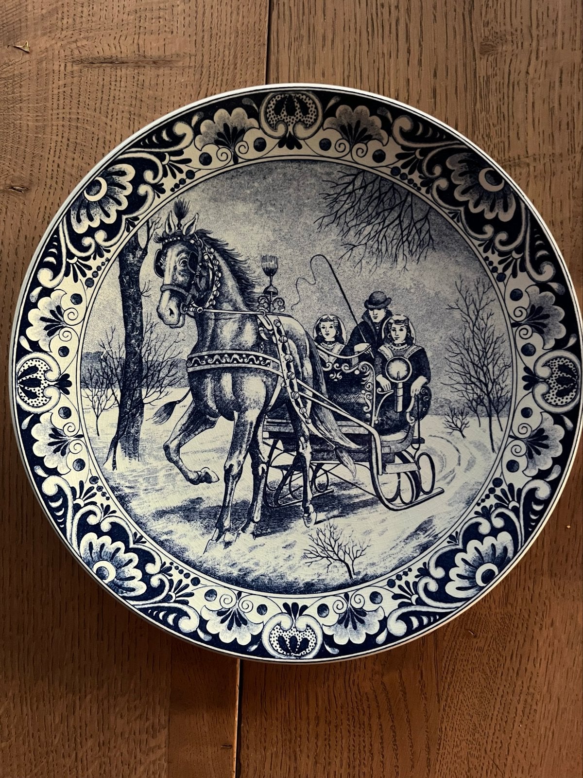 Delfts Blauw Bord "Zeeuwse Arreslede" anno 1839, Antiek en Kunst, Antiek | Wandborden en Tegels, Ophalen of Verzenden