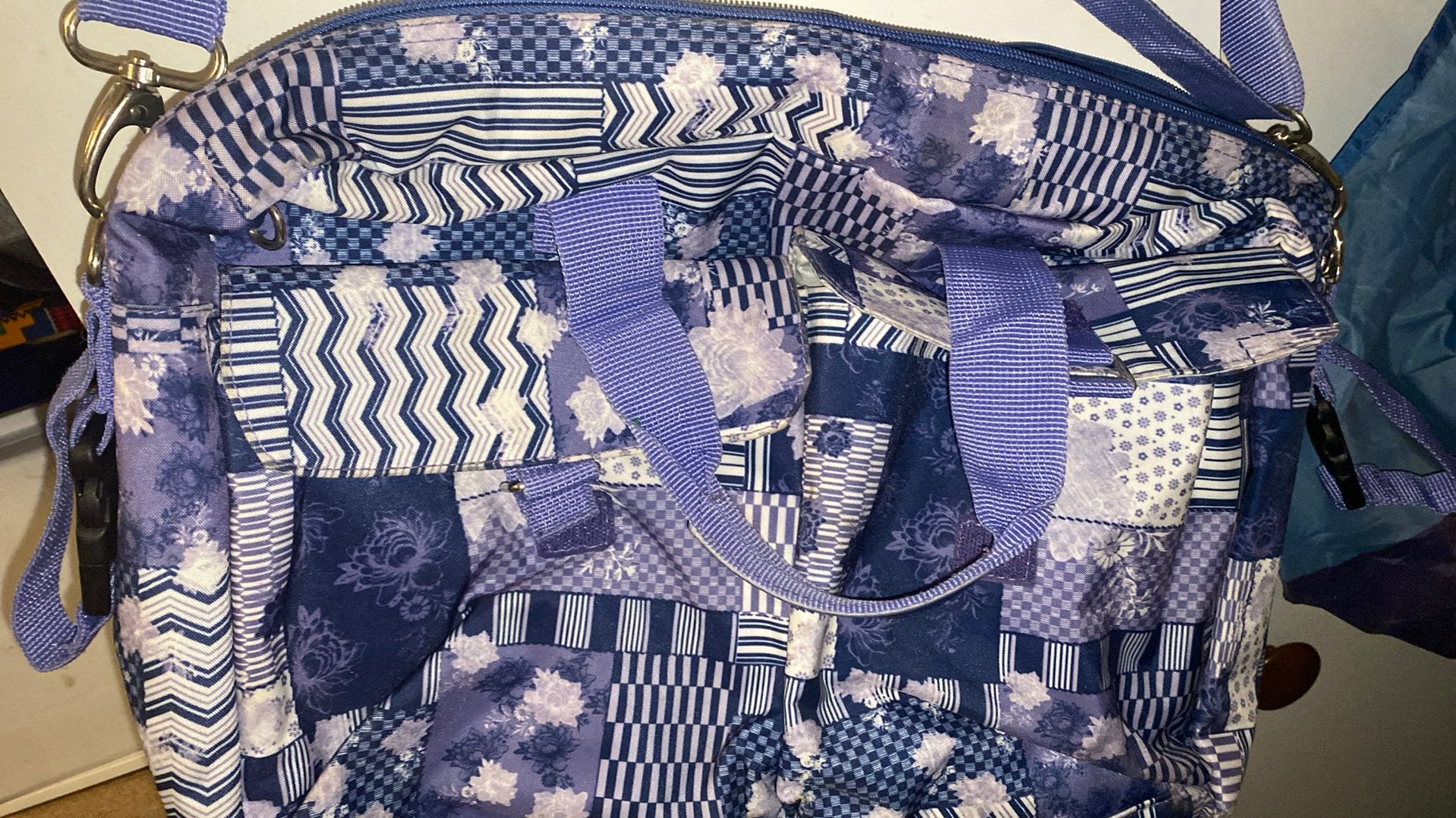 Gratis Luiertas blauw, Ophalen