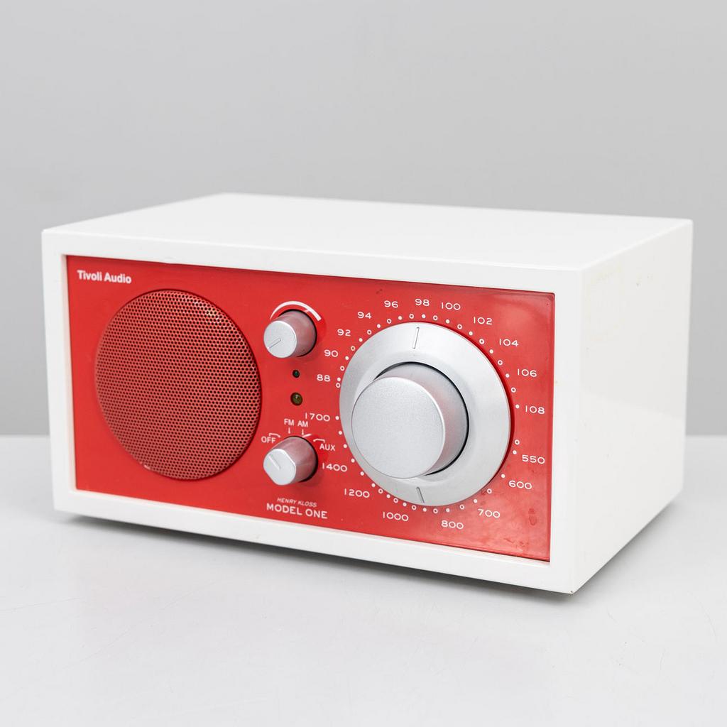 Tivoli Audio Model One Radio - Special edition - Rood/Wit, Ophalen of Verzenden, Zo goed als nieuw, Radio