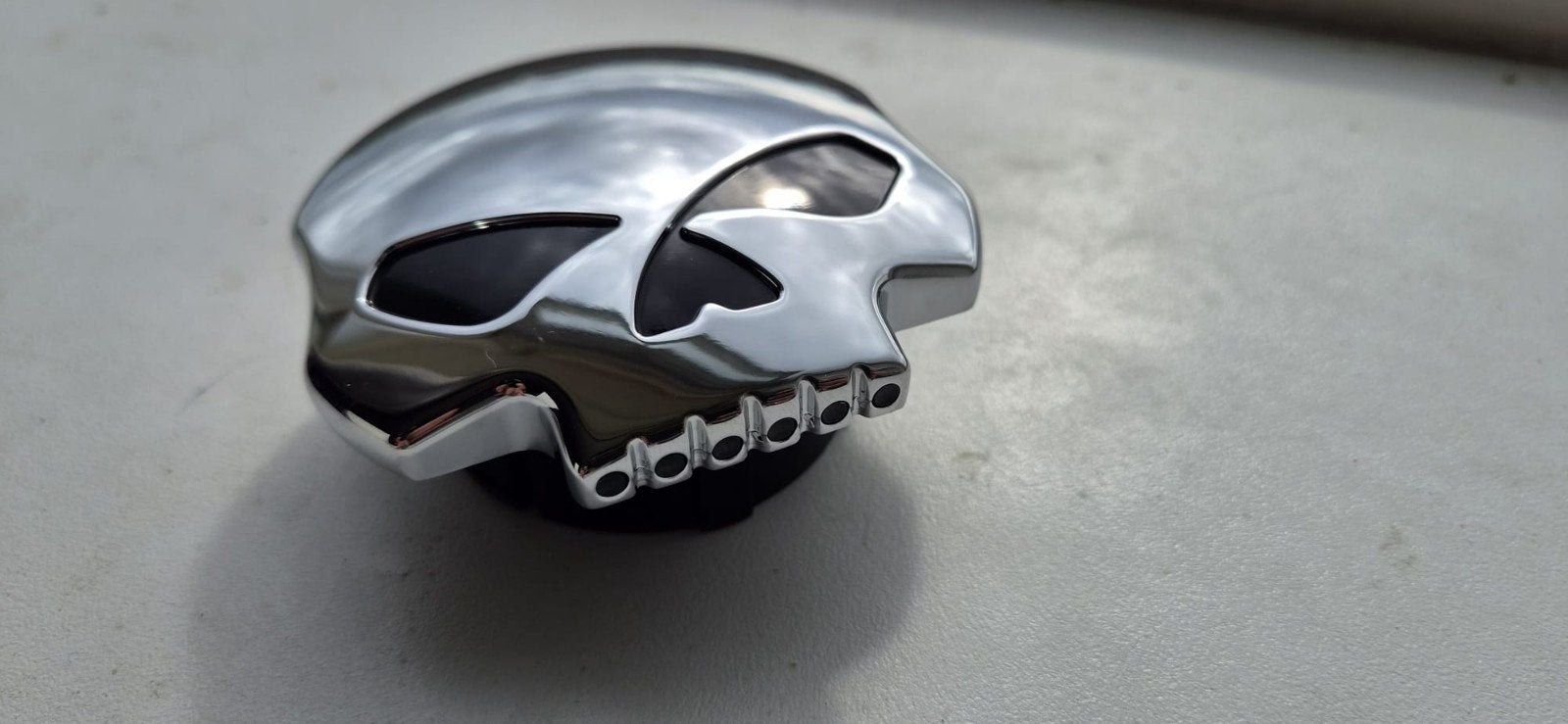 Skull led fuel gauge., Motoren, Ophalen of Verzenden