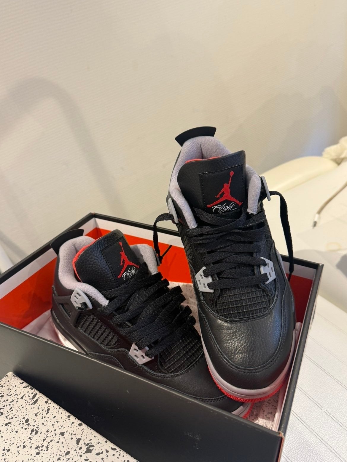 Jordan 4 Retro (GS) - Nieuw in doos - Maat 39, Ophalen of Verzenden, Nieuw, Zwart, Sneakers of Gympen