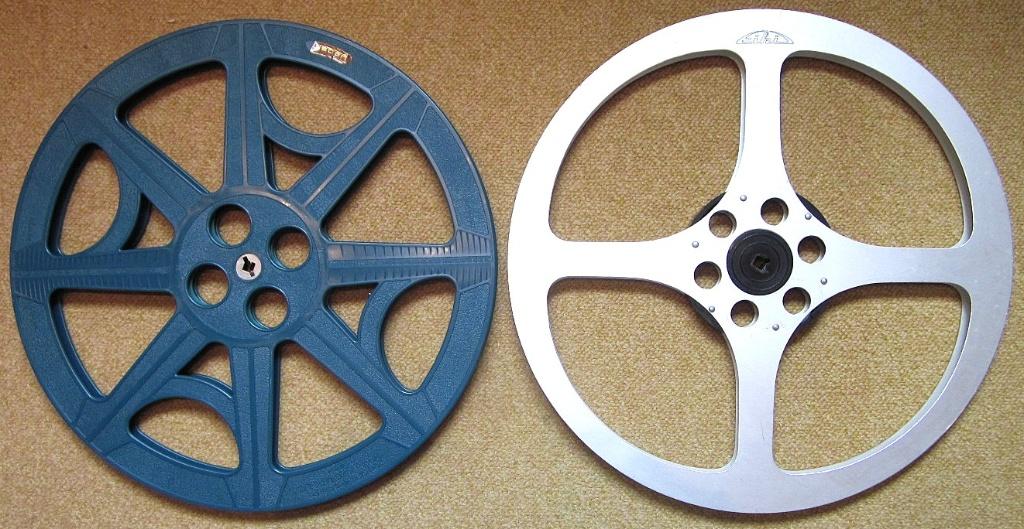 1 Eiki Filmspoel 600 meter en 1 Tuscan Filmspoel 600 meter, Audio, Tv en Foto, Filmrollen, Ophalen, 16mm film