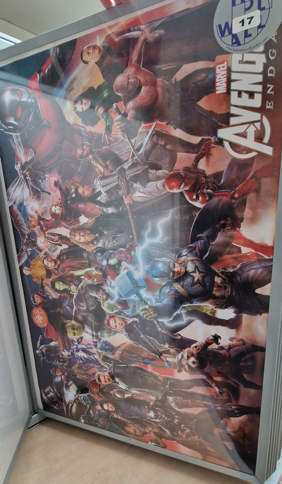 Marvel Avengers Endgame Poster met Lijst, Ophalen of Verzenden, Nieuw, Film en Tv, Met lijst