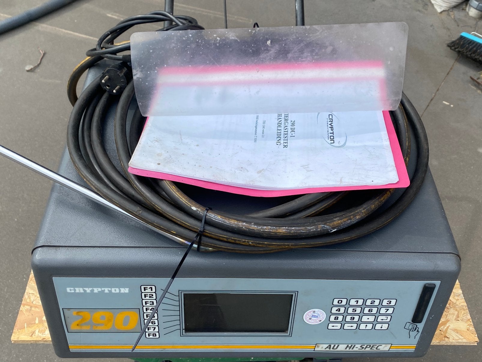 Defecte Crypton 290 Gastester - Scherm werkt niet, Ophalen, Gebruikt