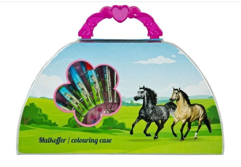 Kleurkoffer paarden, NIEUW, Ophalen of Verzenden, Nieuw, Overige typen