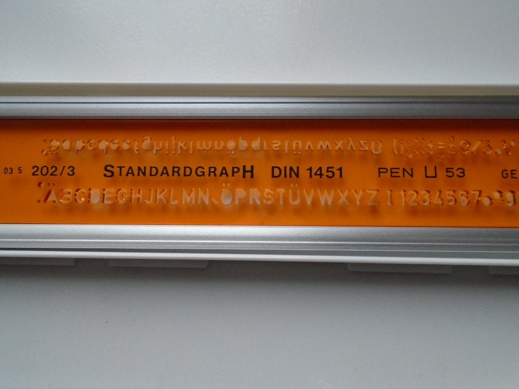 Standardgraph lettersjablonen + inkt, Ophalen of Verzenden, Zo goed als nieuw, Overige typen