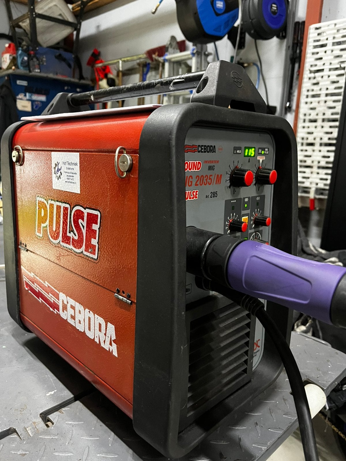 Cebora Pulse mig 2035/M 230v lasapparaat synergisch, Cebora, Gebruikt, ., Ophalen of Verzenden