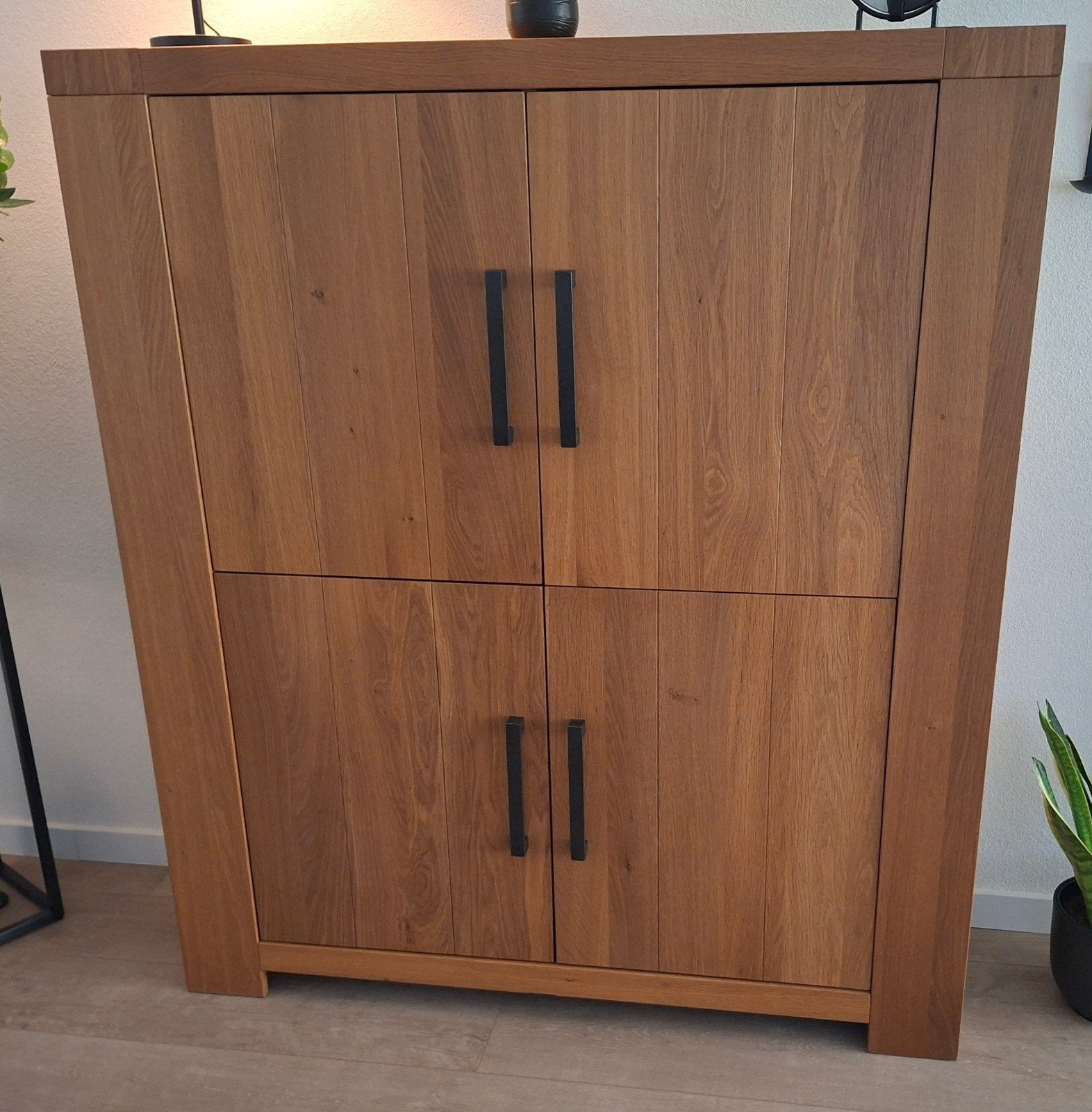 Te koop gestoomd eiken kast in zeer goede staat, Huis en Inrichting, Ophalen, Zo goed als nieuw, 120 tot 170 cm, 40 tot 80 cm