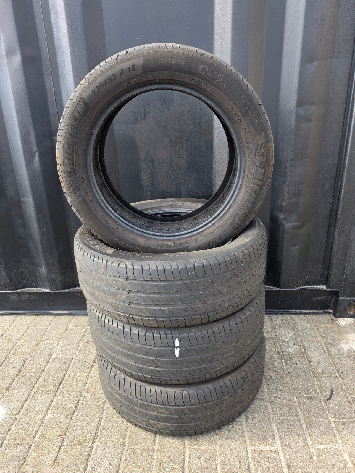 225 55 R18 Michelin primacy4 zomerbanden, 18 inch, Ophalen of Verzenden, X, X