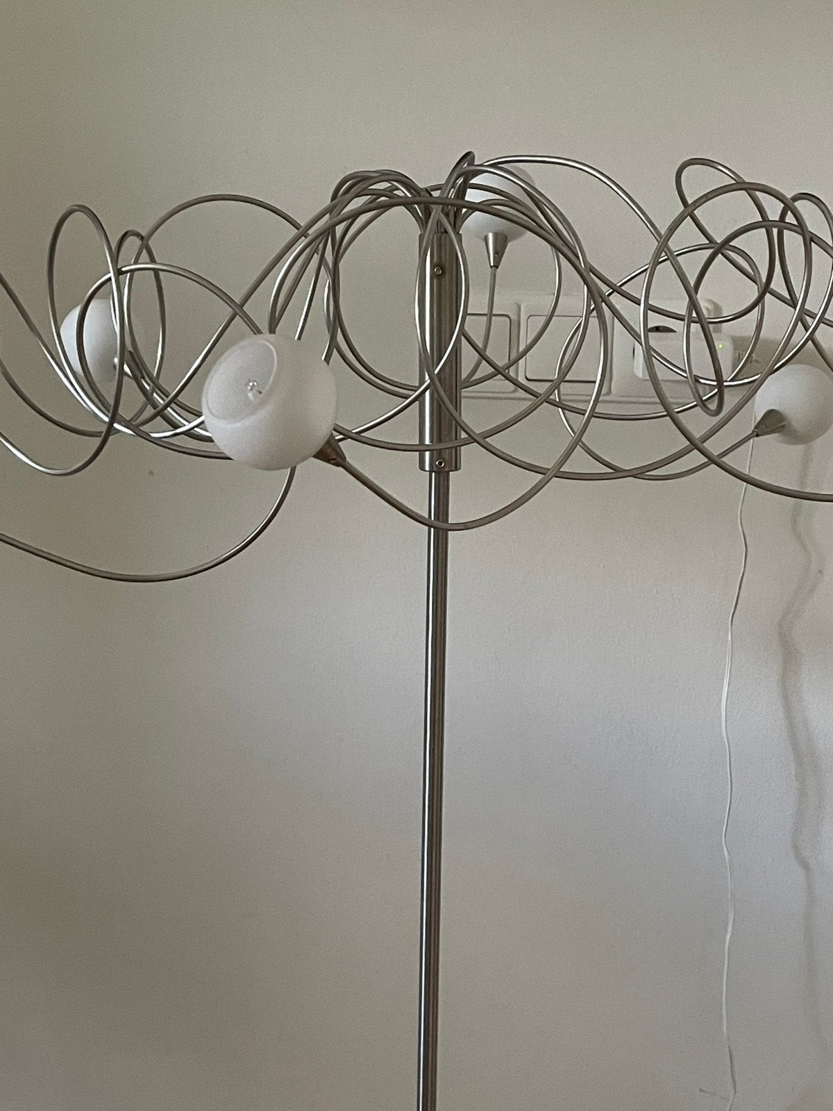 Hanglamp - Harco Loor design, Ophalen, 100 tot 150 cm, Zo goed als nieuw, Glas