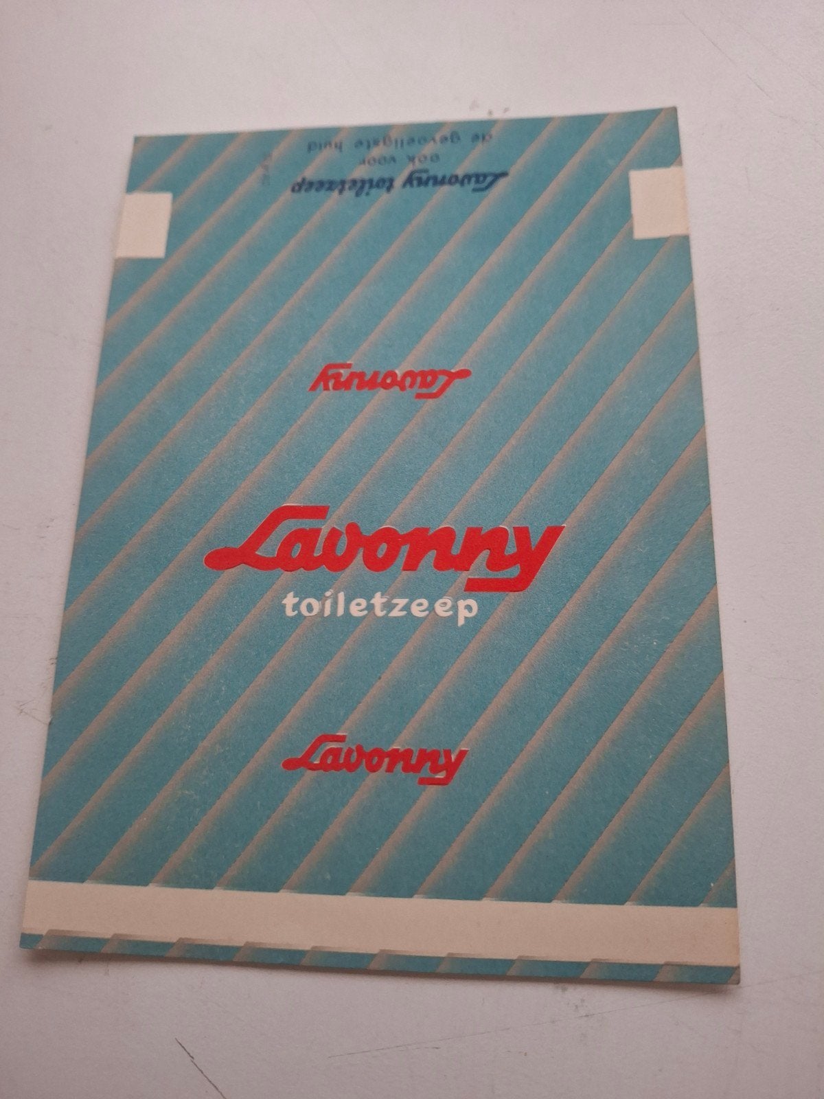 etiket Bousquet Delft Lavonny toiletzeep., Verzamelen, Ophalen of Verzenden, Zo goed als nieuw, Overige typen