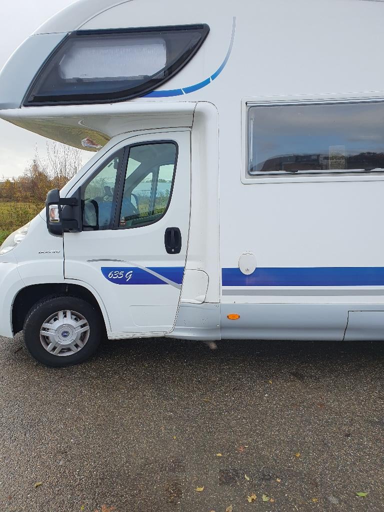 te koop, Caravans en Kamperen, Campers, Standaard zit, Ringverwarming, Fiat, 7 tot 8 meter