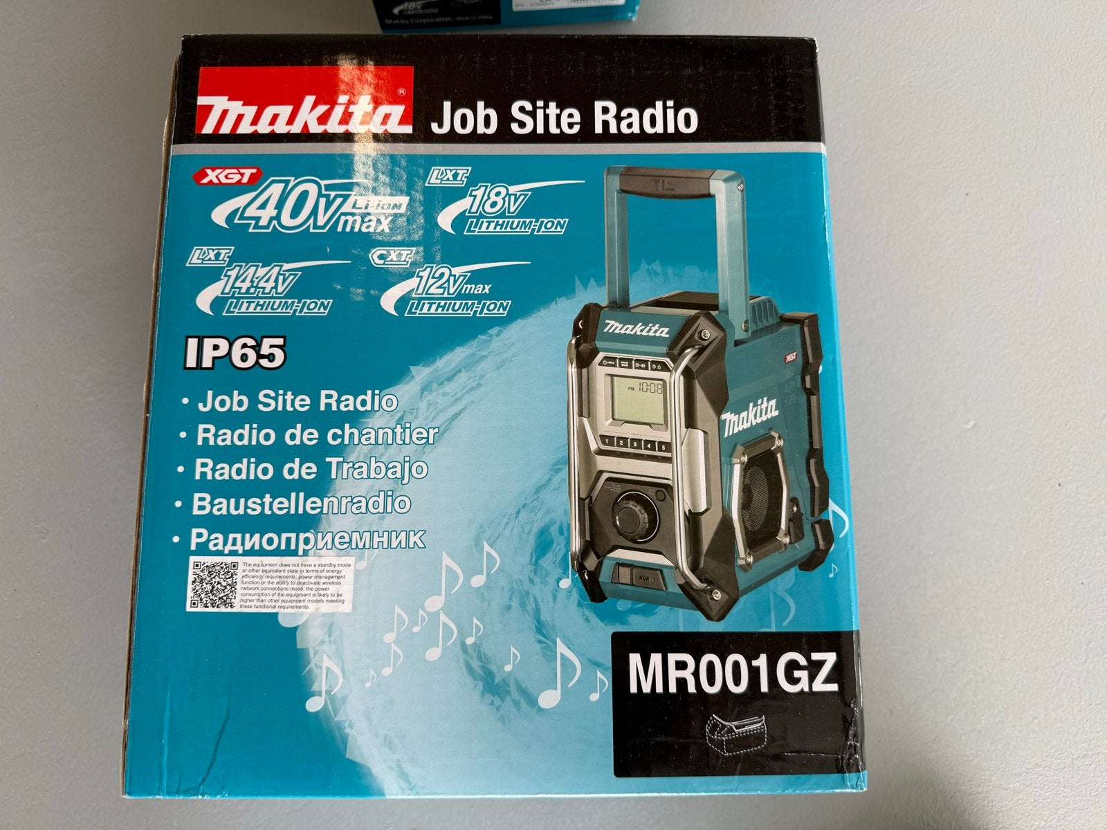 Makita MR001GZ Job Site Radio - Nieuw in doos, Audio, Tv en Foto, Radio's, Ophalen, Nieuw, Bouwradio