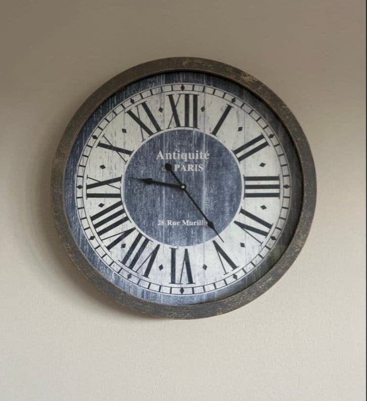 Wandklok, Huis en Inrichting, Ophalen, Zo goed als nieuw