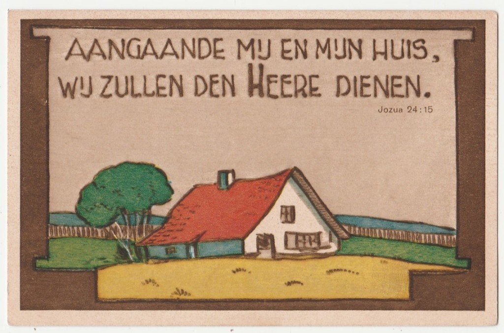 Bijbelteksten.  Religie., Verzenden, 1920 tot 1940, Ongelopen, Overige thema's
