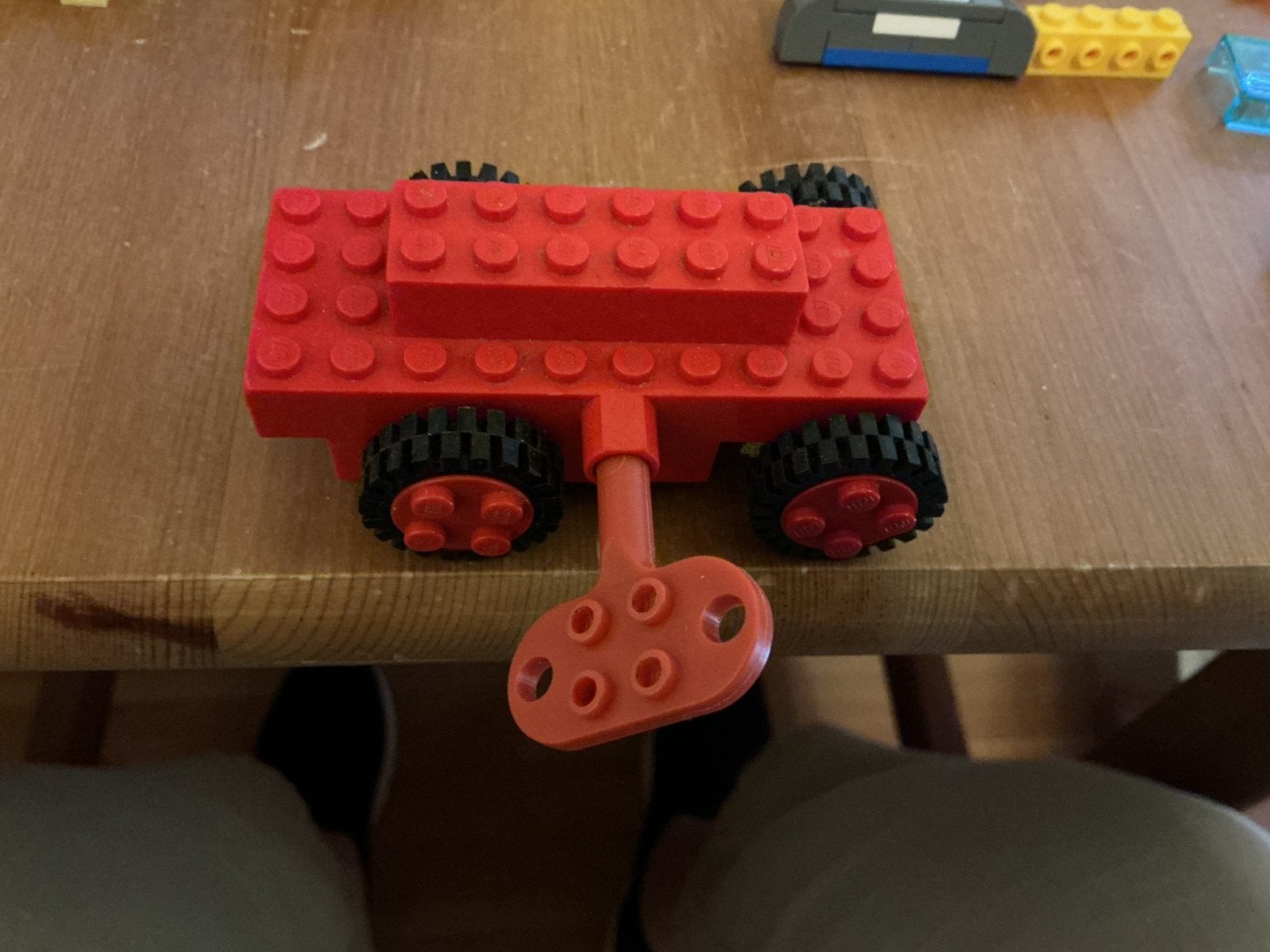 LEGO OPWINDMOTOR 890 rood, Ophalen of Verzenden, Gebruikt